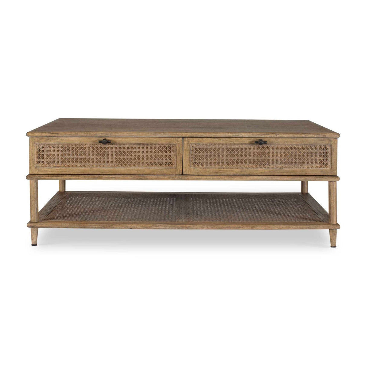 2-Drawer Rattan Cane Coffee Table by Uttermost Coast