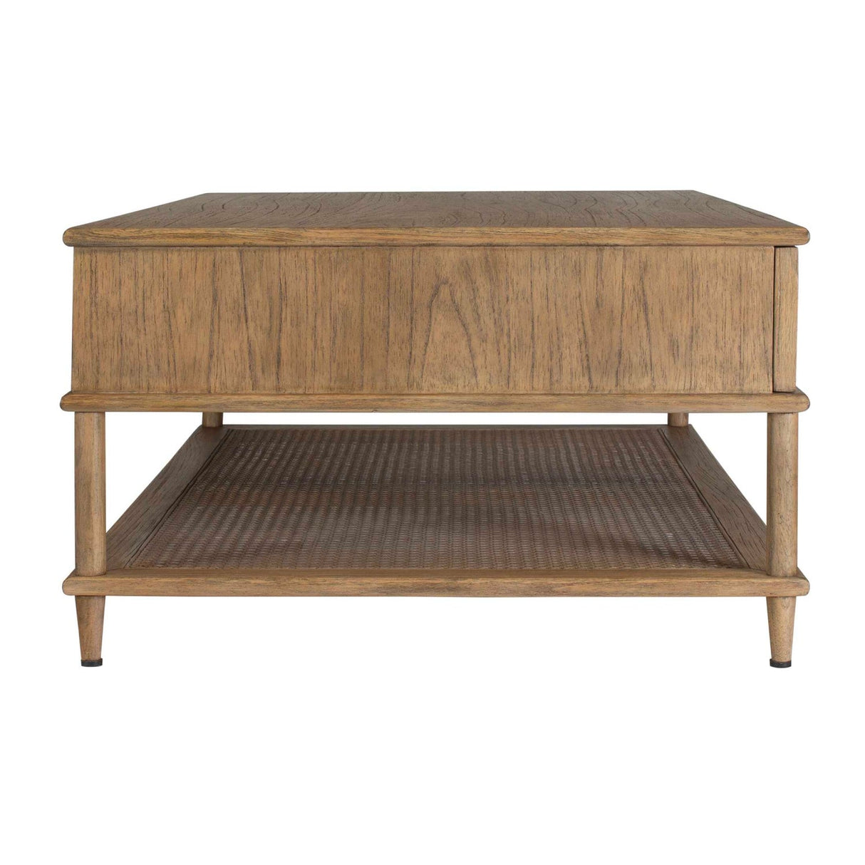 2-Drawer Rattan Cane Coffee Table by Uttermost Coast, alternate view 5