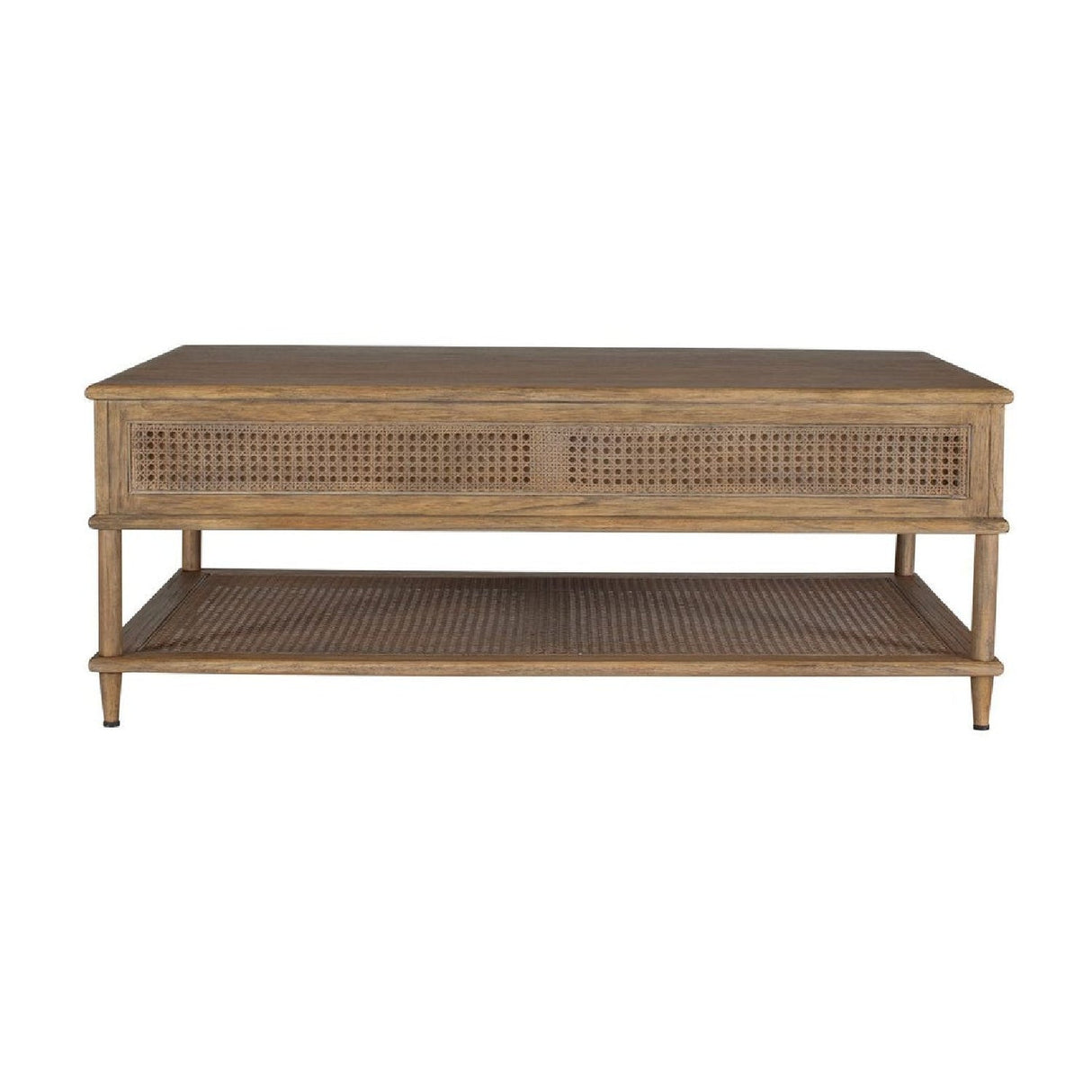 2-Drawer Rattan Cane Coffee Table by Uttermost Coast, alternate view 6