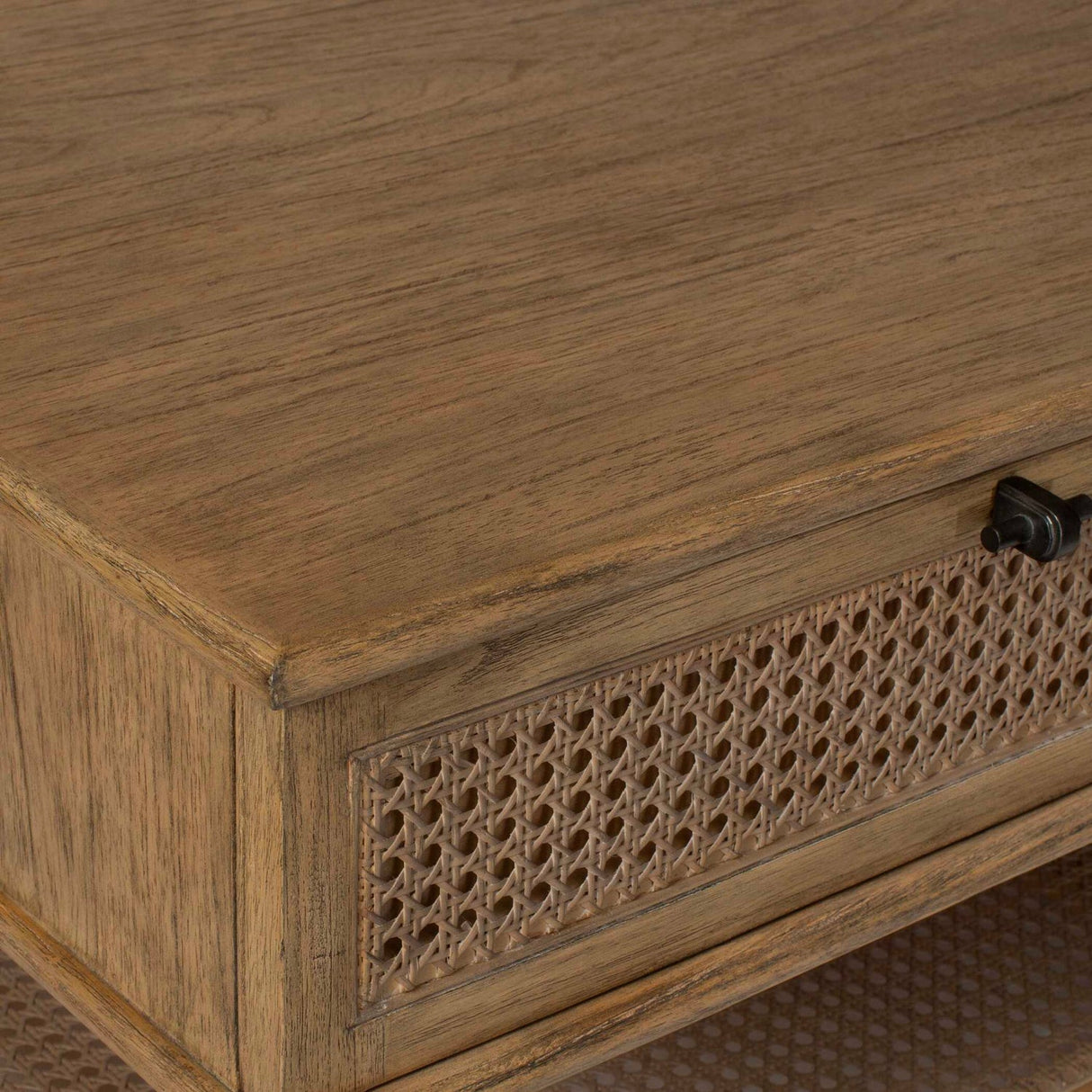 2-Drawer Rattan Cane Coffee Table by Uttermost Coast, alternate view 8