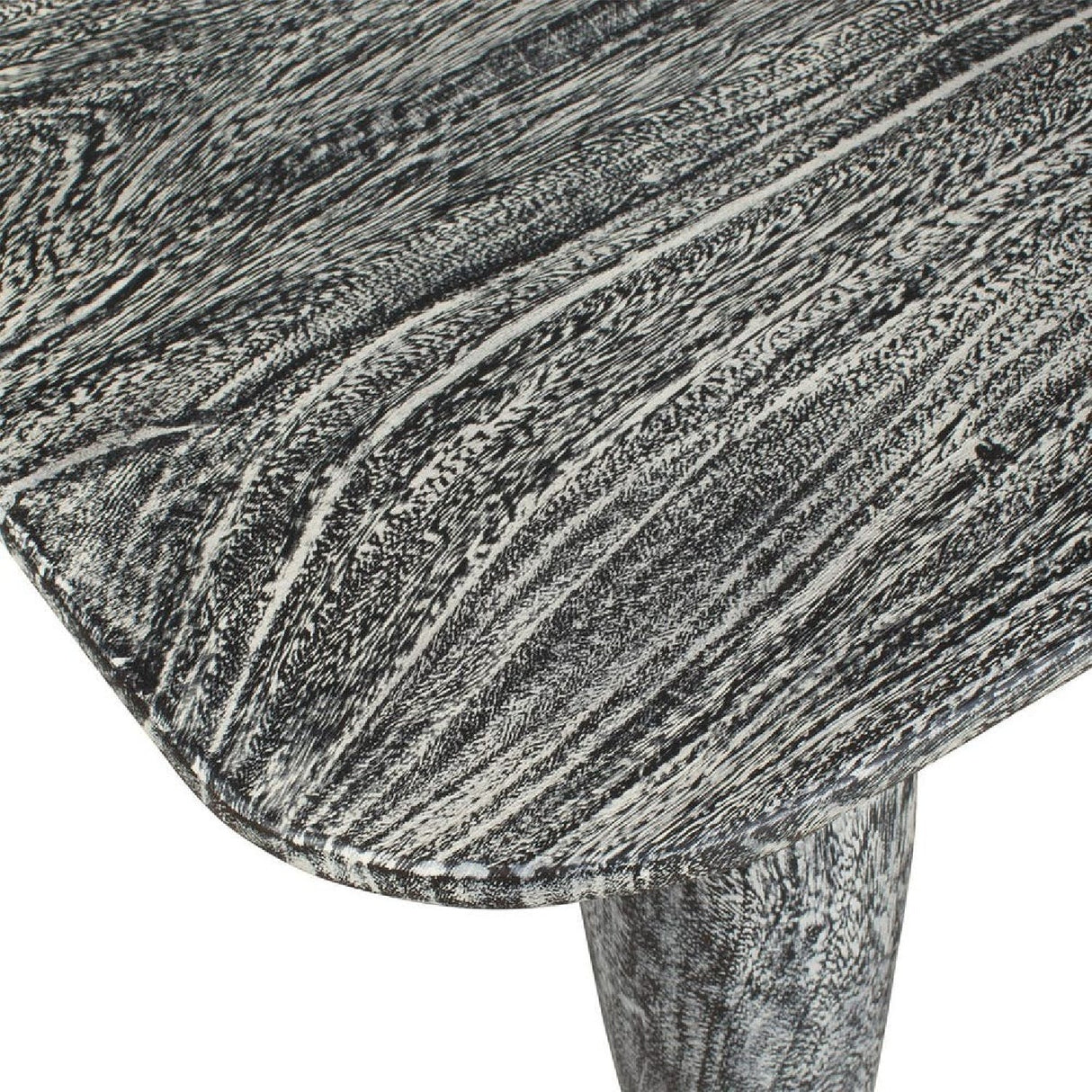 Hand-Carved Suar Wood Bench by Uttermost Fade to Black, alternate view 5