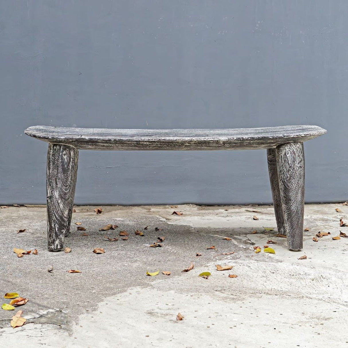 Hand-Carved Suar Wood Bench by Uttermost Fade to Black, alternate view 8