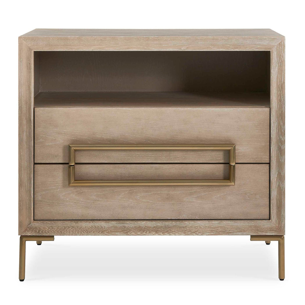 Light Oak 2-Drawer Side Table by Uttermost Alessia