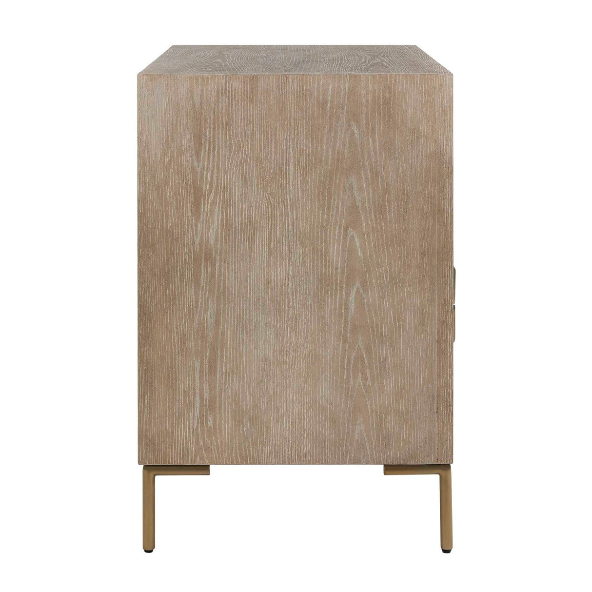 Light Oak 2-Drawer Side Table by Uttermost Alessia, alternate view 5