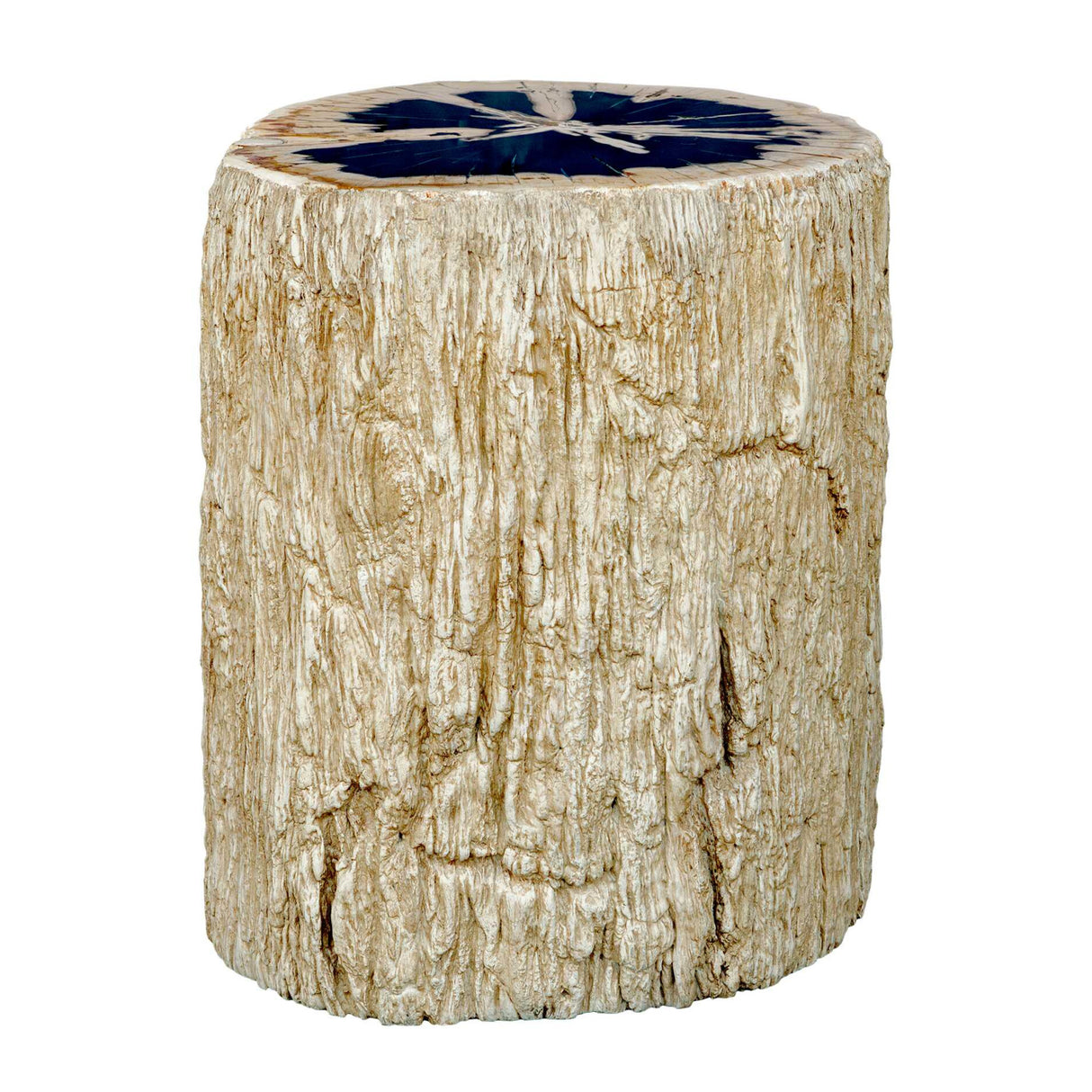 Petrified Wood Indoor/Outdoor Accent Table | Oroa.com