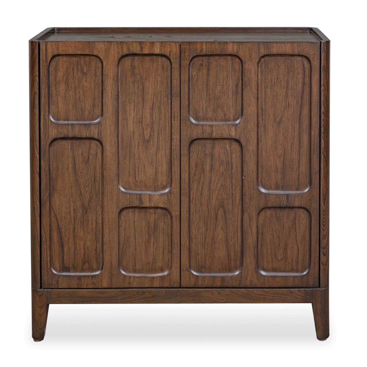 Modern European furniture - Mahogany Wood 2-Door Cabinet - www.oroa.com
