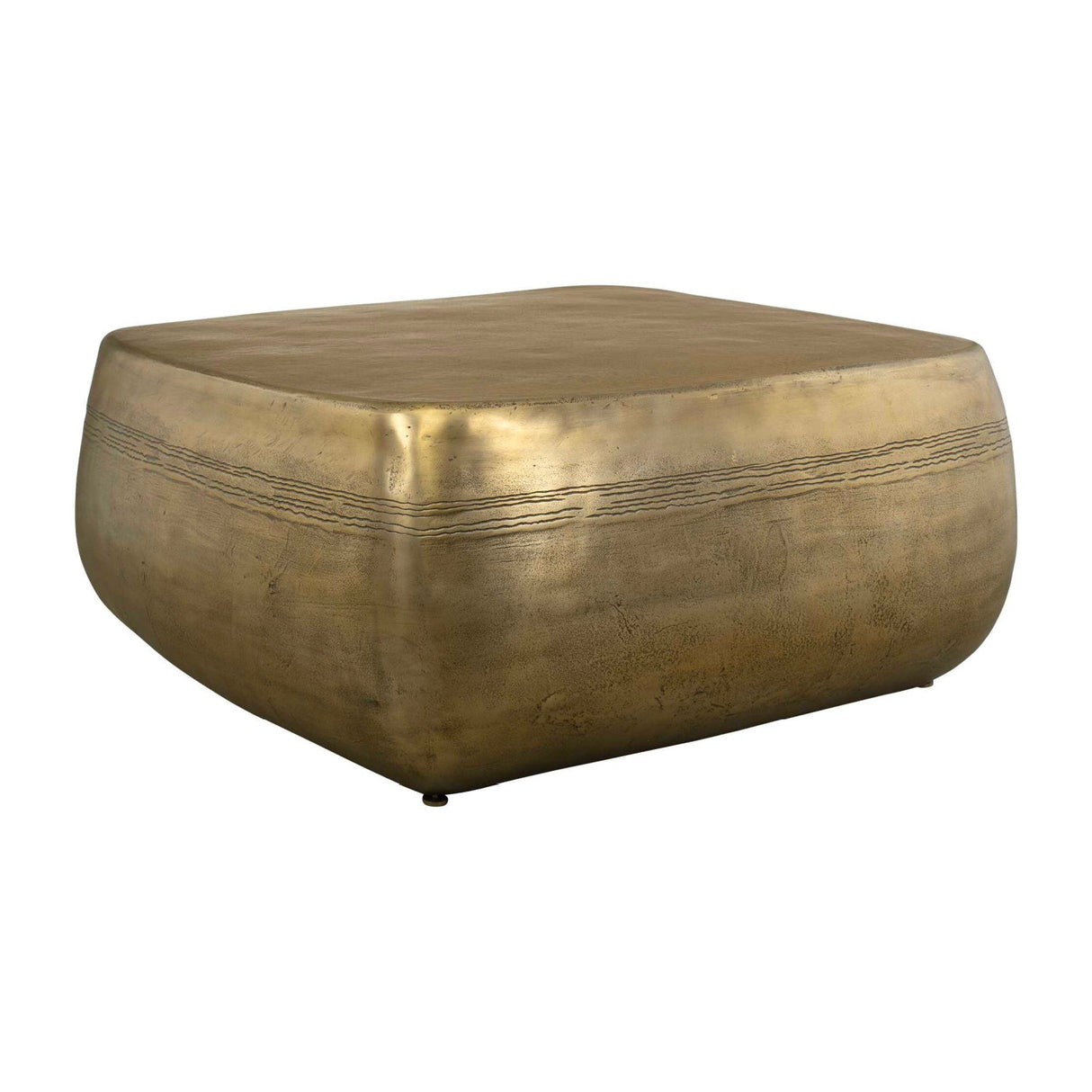 Modern European furniture - Aged Brass Indoor/Outdoor Coffee Table - www.oroa.com