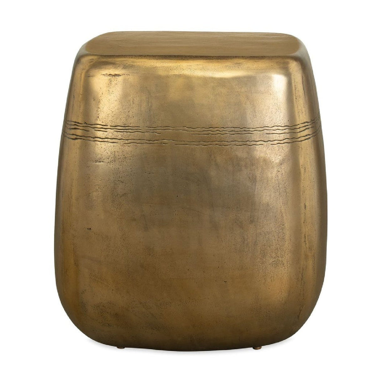 Modern European furniture - Aged Brass Indoor/Outdoor Side Table - www.oroa.com