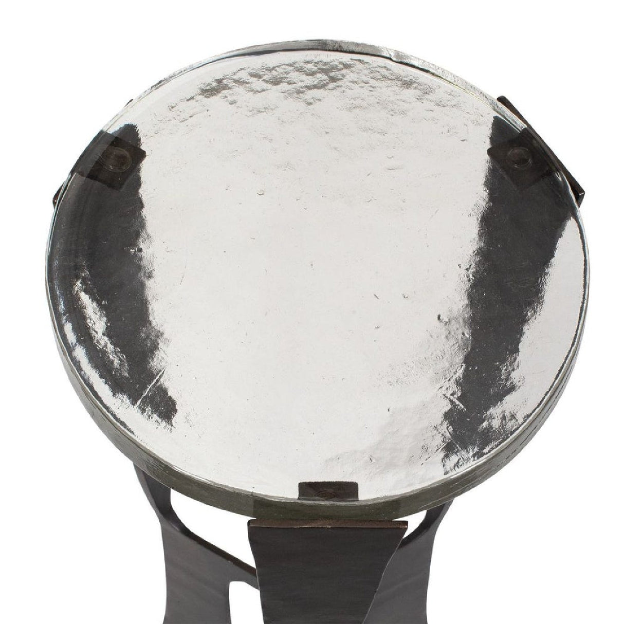 Bronze Framed Glass Drink Table by Uttermost Renaud, alternate view 5