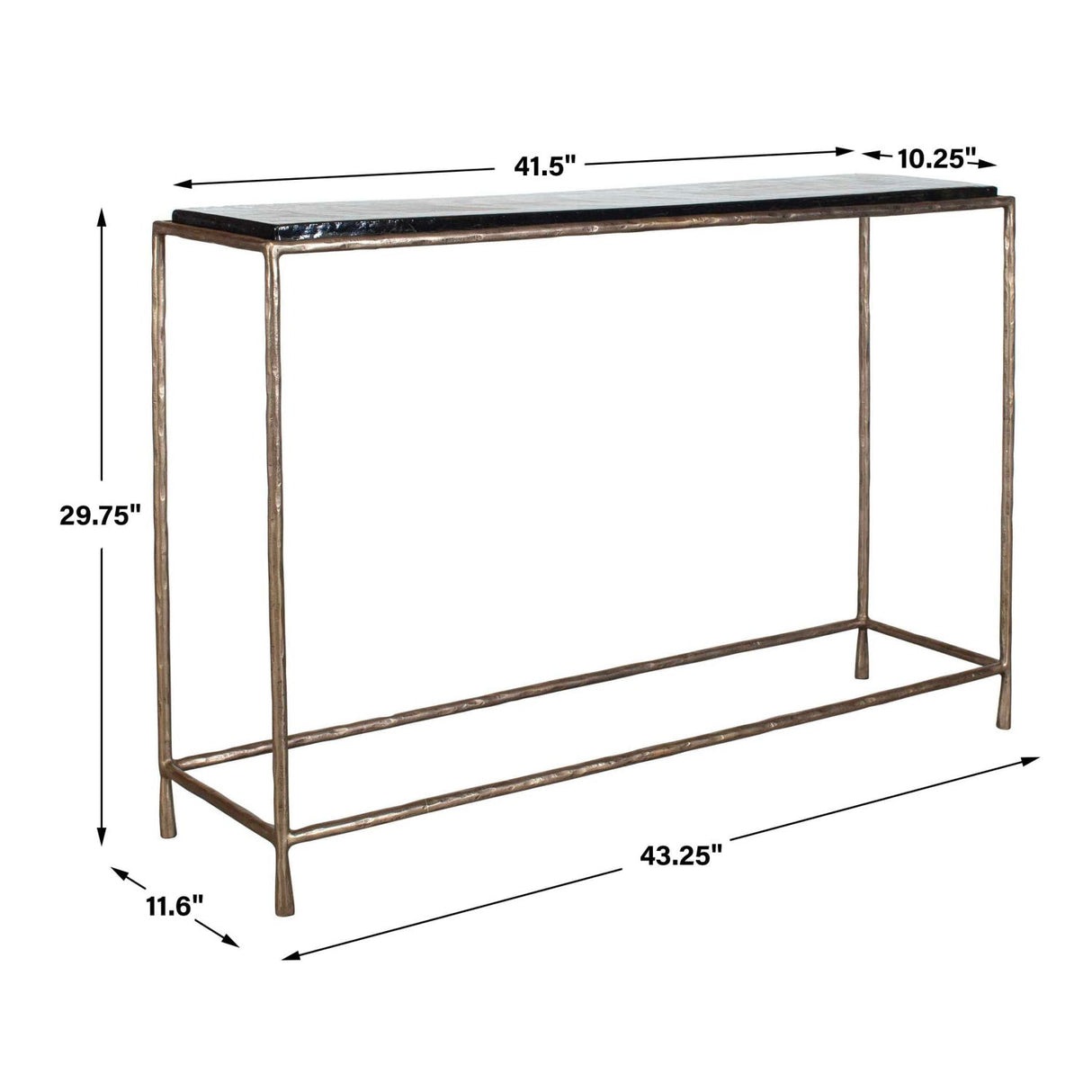 Modern European furniture - Cast Glass Console Table - www.oroa.com