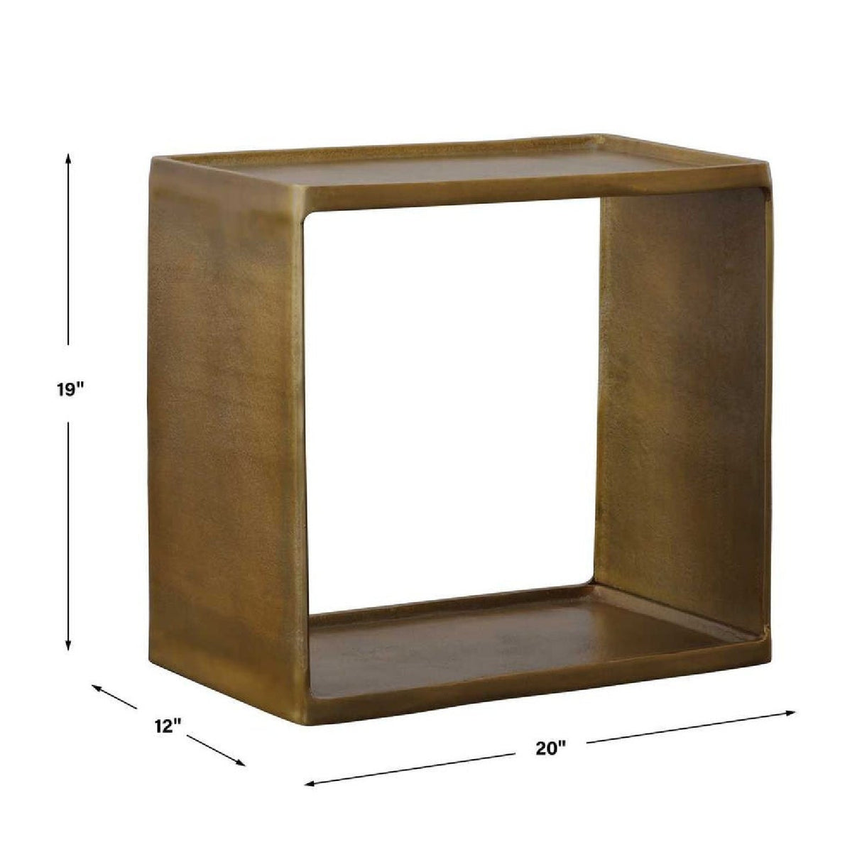 Round Glass Side Table by Uttermost Chadid, alternate view 5