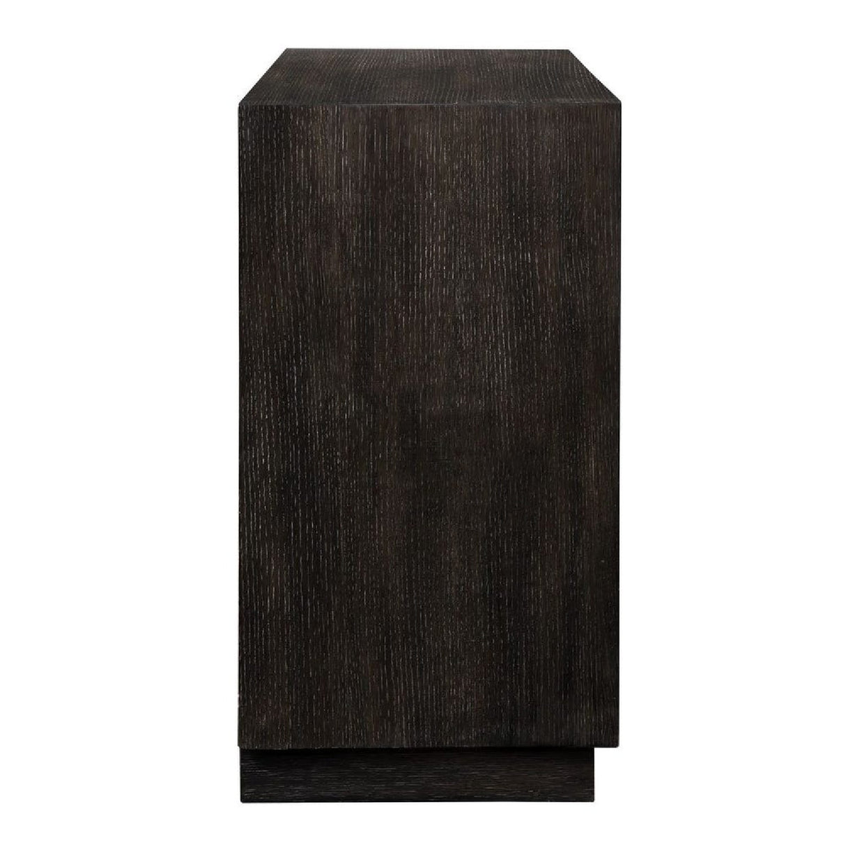 Black Oak Chevron 3-Drawer Chest by Uttermost Faulkner, alternate view 5