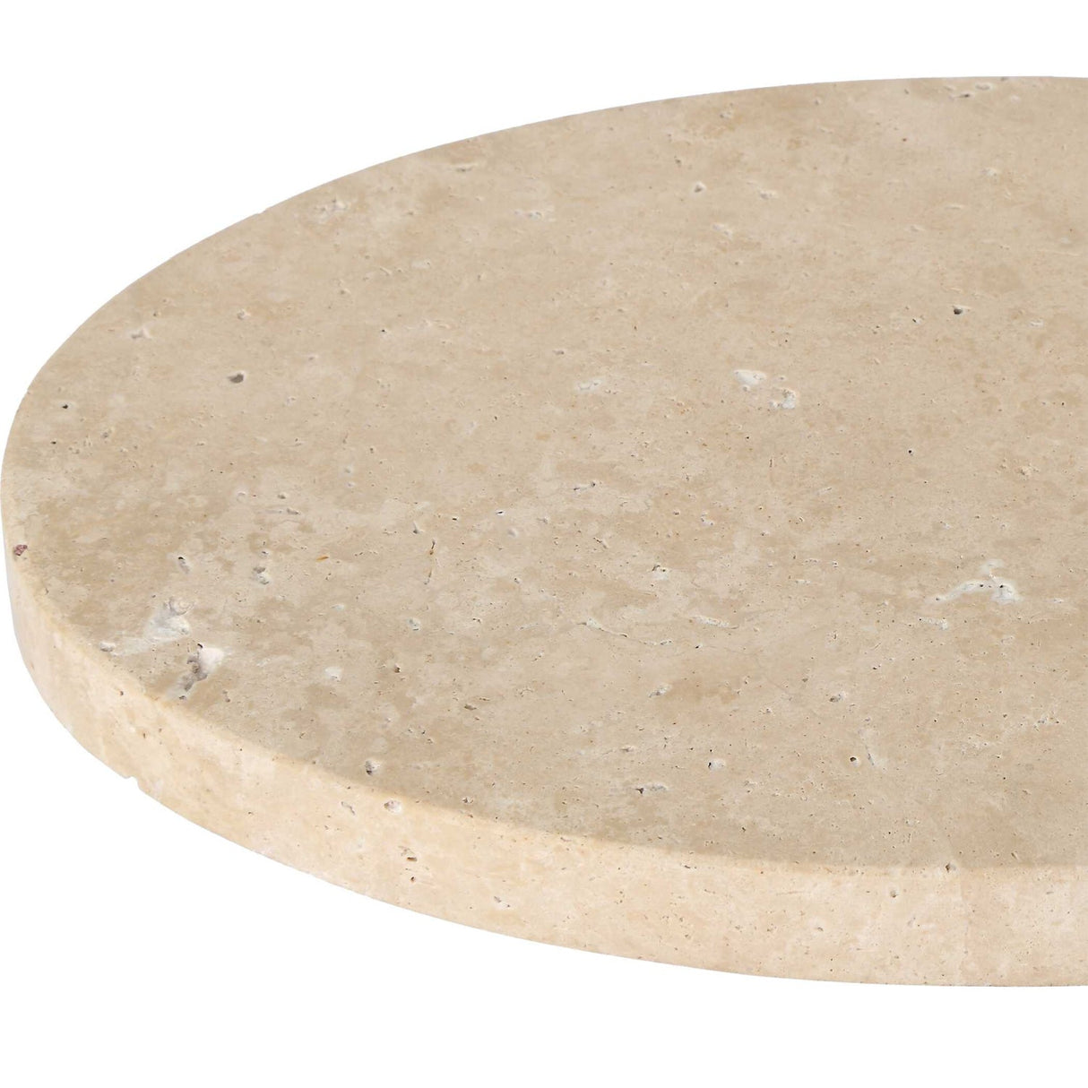 Oval Travertine Accent Table by Uttermost Feranno, alternate view 6