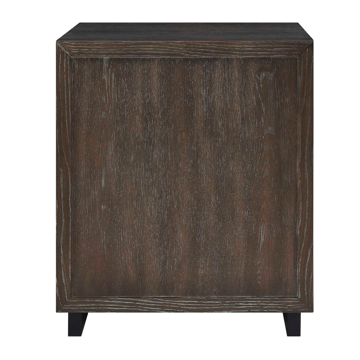 Modern European furniture - Oak Chevron One-Door Cabinet - www.oroa.com
