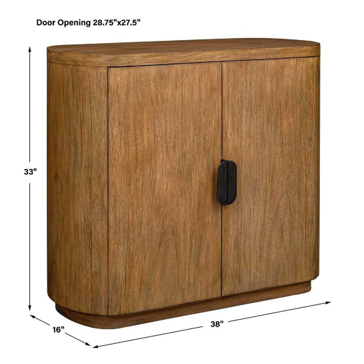 Mindi Wood 2-Door Cabinet by Uttermost Newell, alternate view 9