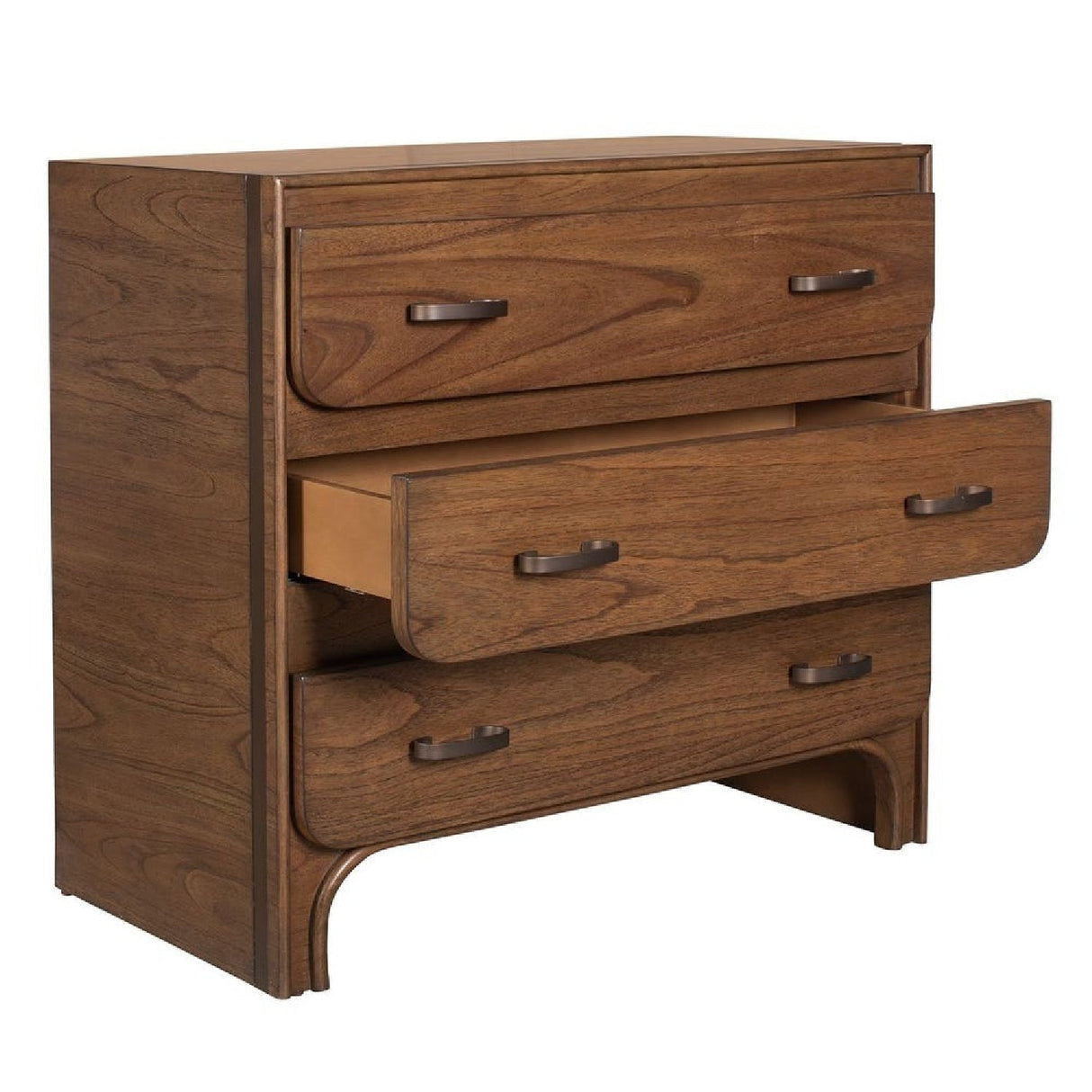 Rustic Wooden 3-Drawer Chest by Uttermost McKagan, alternate view 4