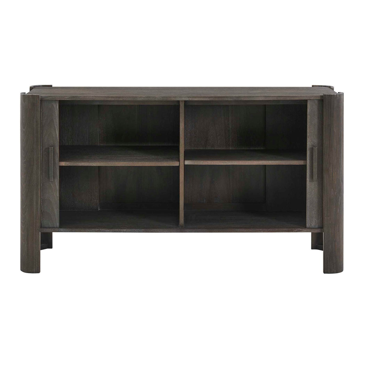 Gray Wooden Sliding Door Cabinet by Uttermost Drury, alternate view 4