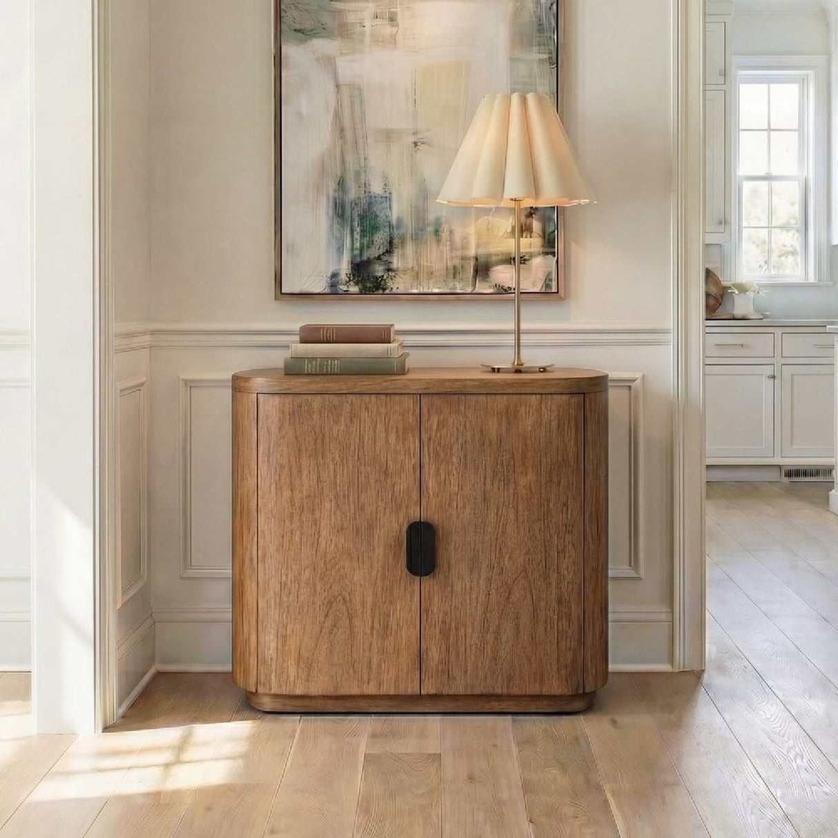 Modern European furniture - Mindi Wood 2-Door Cabinet - www.oroa.com