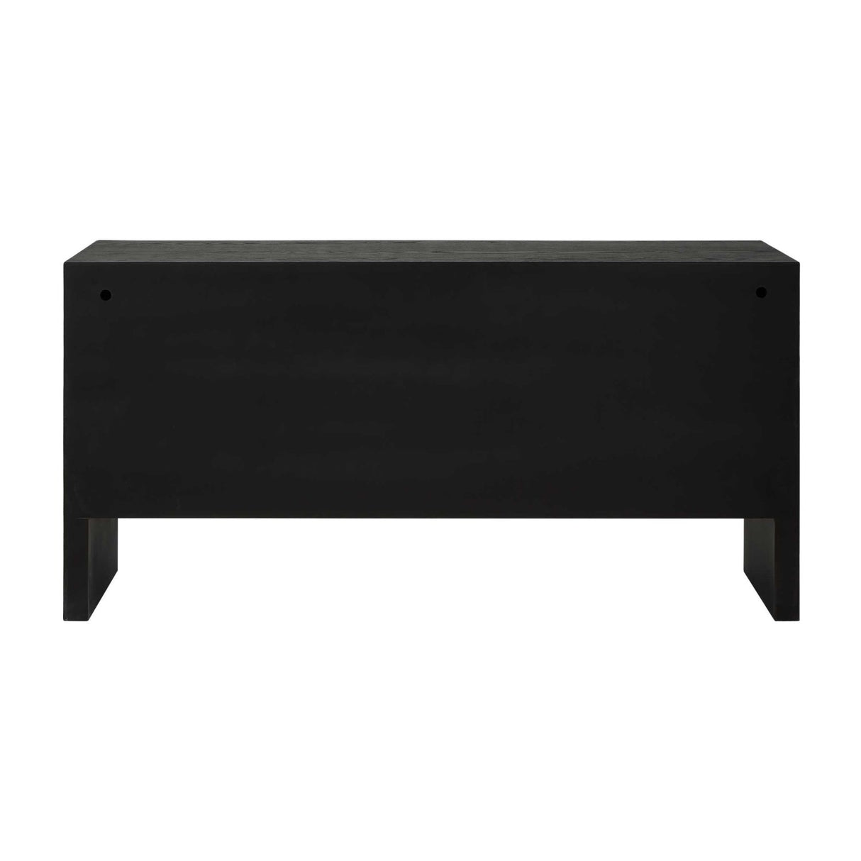 Black Grasscloth 4-Door Cabinet by Uttermost Williams, alternate view 6