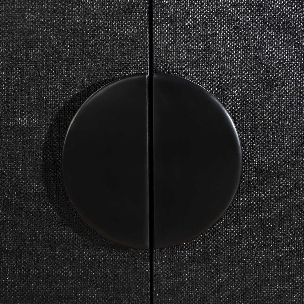 Black Grasscloth 4-Door Cabinet by Uttermost Williams, alternate view 10