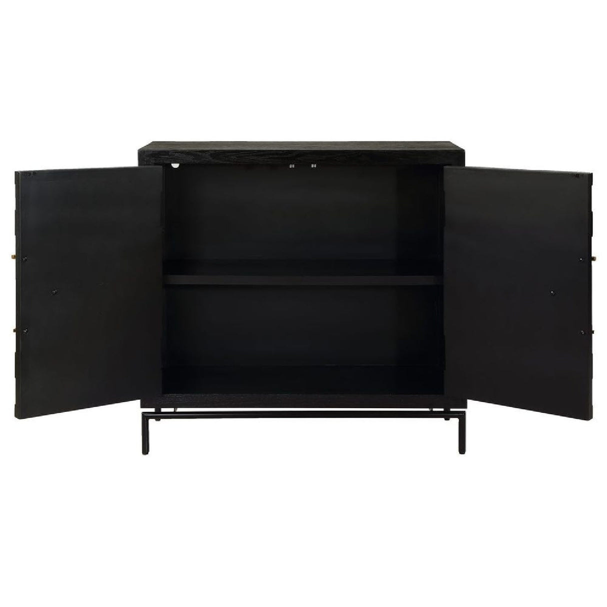Black Fir Wood 2-Door Cabinet by Uttermost Briseis, alternate view 7