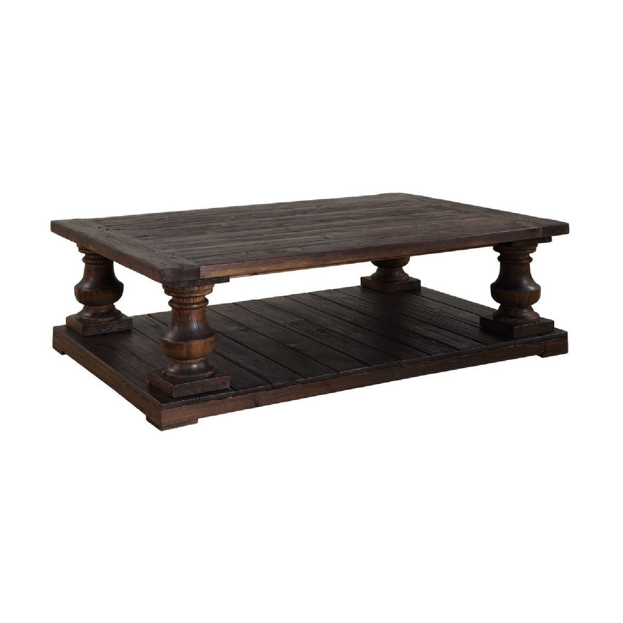 Dark Fir Wood Coffee Table by Uttermost Stratford, alternate view 3
