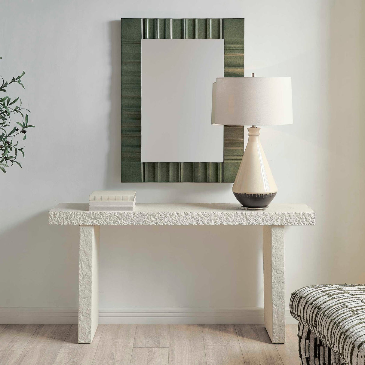 Modern European furniture - Concrete Indoor/Outdoor Console Table - www.oroa.com