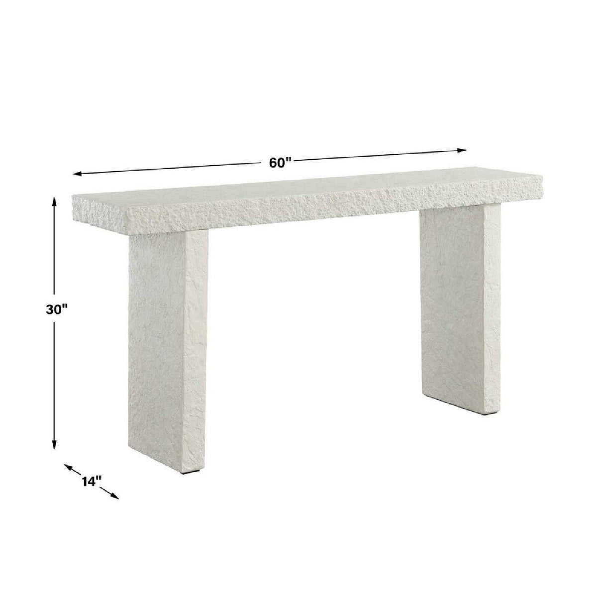 Modern European furniture - Concrete Indoor/Outdoor Console Table - www.oroa.com