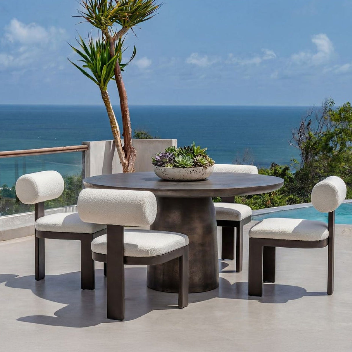 Golden Bronze Indoor/Outdoor Bistro Table by Uttermost Madrone, alternate view 2
