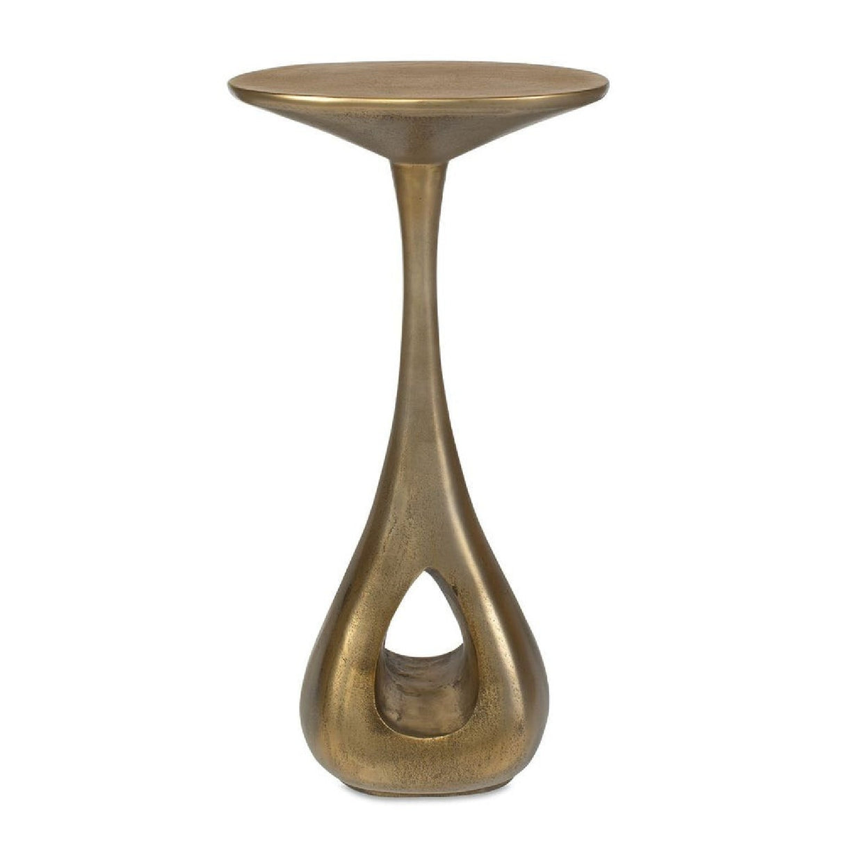 Antique Brass Indoor/Outdoor Accent Table by Uttermost Tolstoy