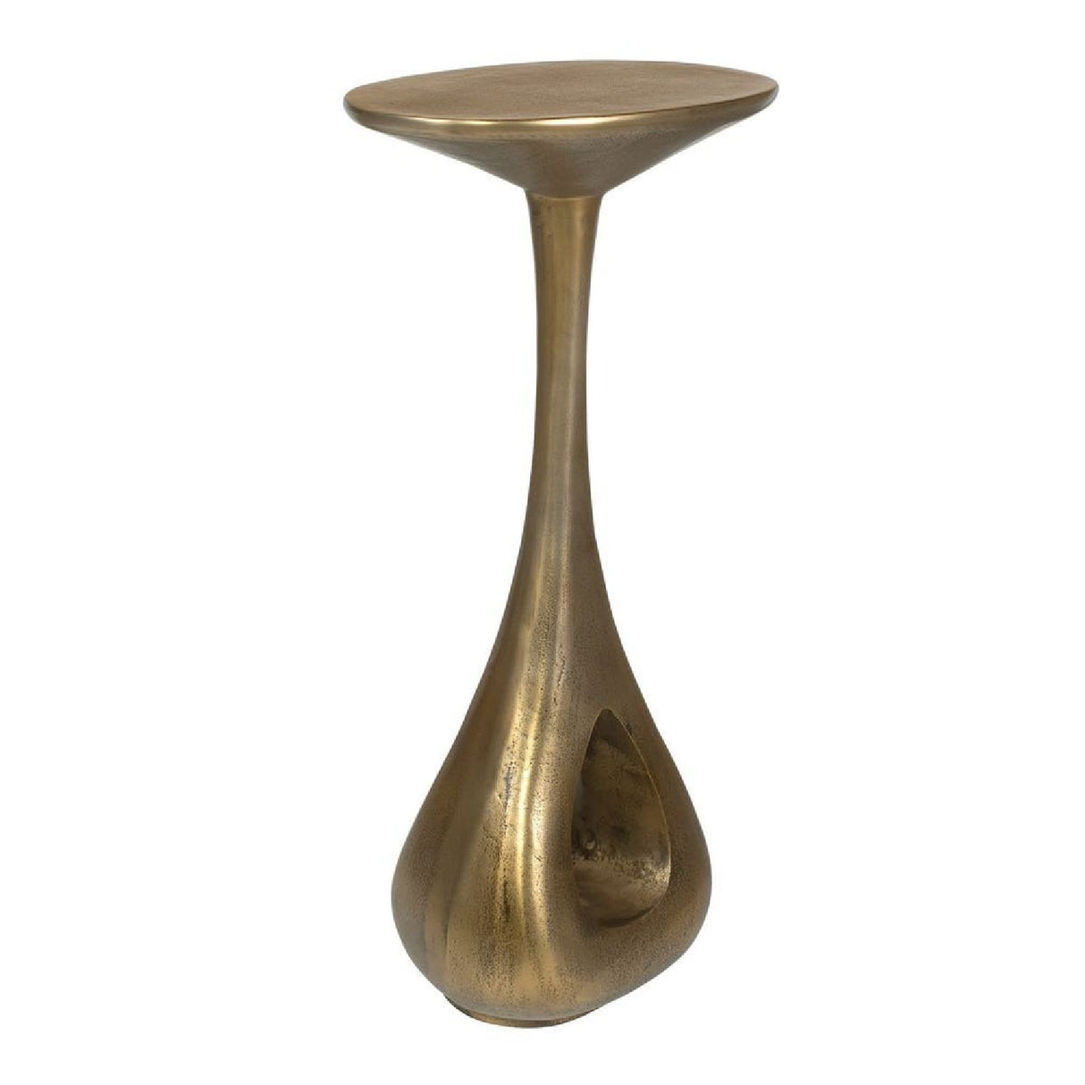 Antique Brass Indoor/Outdoor Accent Table by Uttermost Tolstoy, alternate view 3