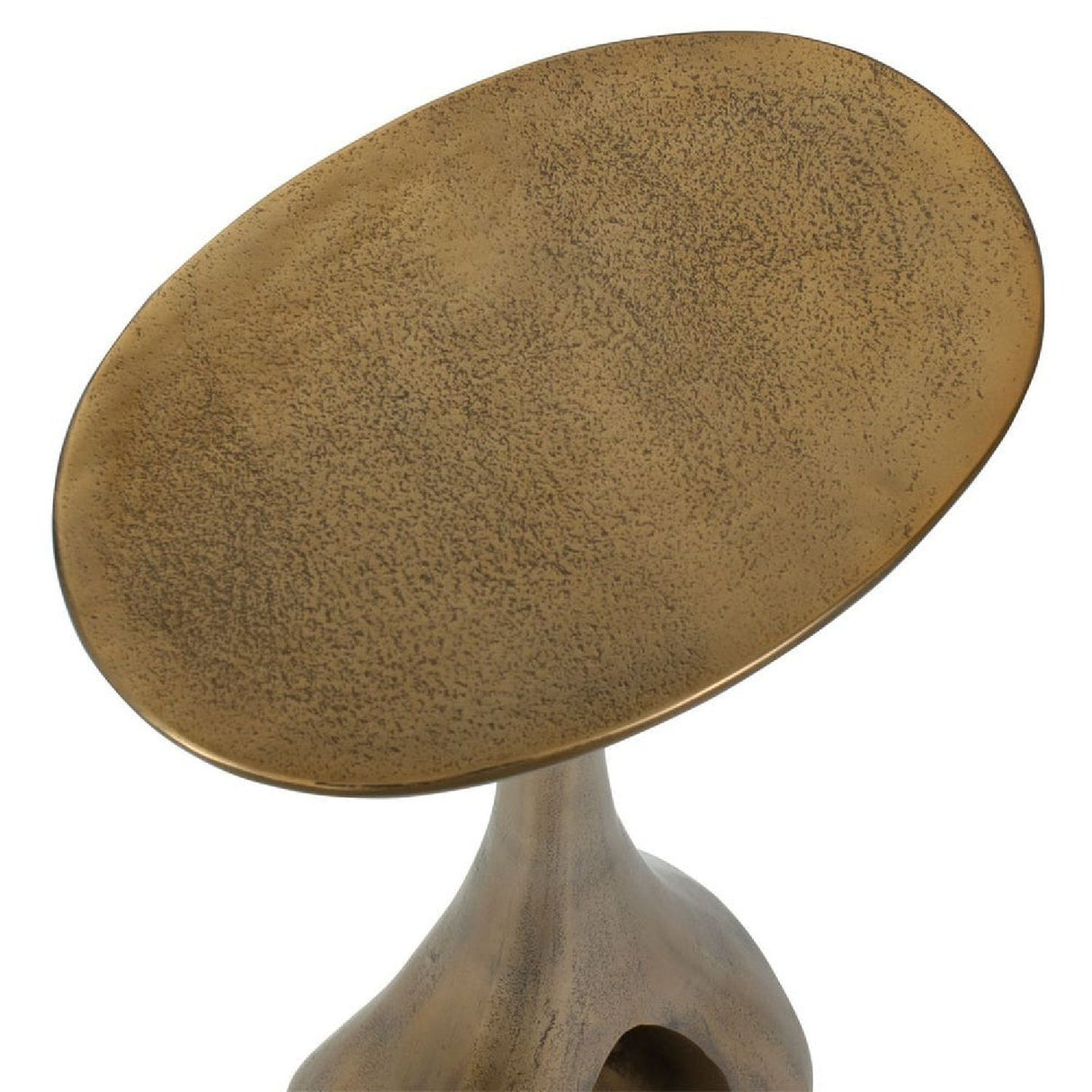 Antique Brass Indoor/Outdoor Accent Table by Uttermost Tolstoy, alternate view 5