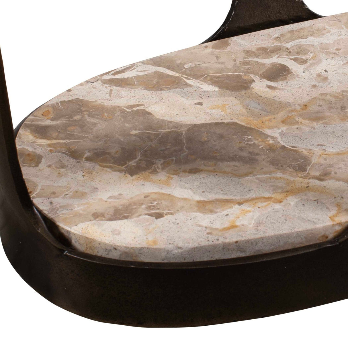 Bronze Framed Glass Accent Table by Uttermost Coronado, alternate view 5