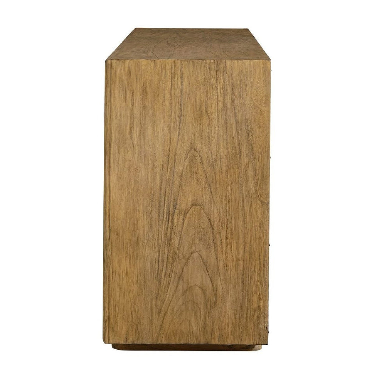 Natural Mindi Wood 4-Door Cabinet by Uttermost Stevenson, alternate view 6