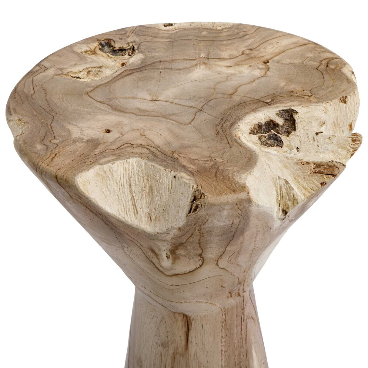 Hourglass Teak Indoor/Outdoor Drink Table by Uttermost Coastwood, alternate view 5
