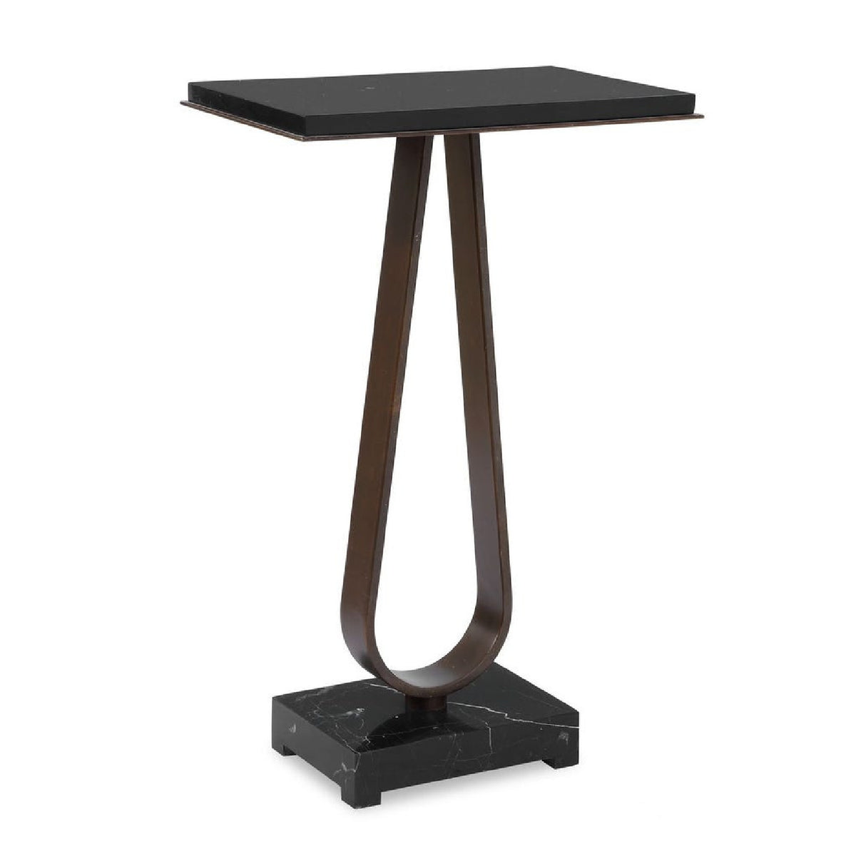 Black Marble Side Table | Oroa.com