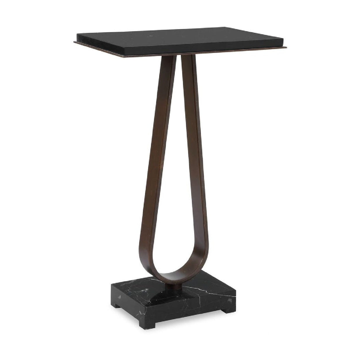 Black Marble Side Table by Uttermost Galloway, alternate view 4