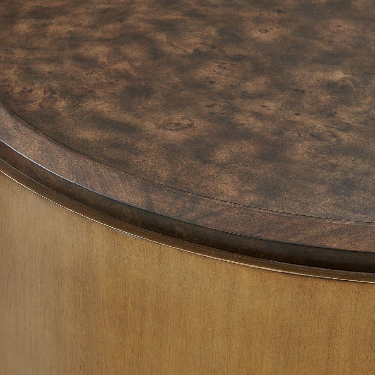 Mappa Burl Round Coffee Table by Uttermost Parrish, alternate view 4