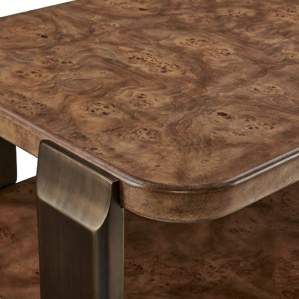 Mappa Burl Rectangular Coffee Table by Uttermost Vance, alternate view 5