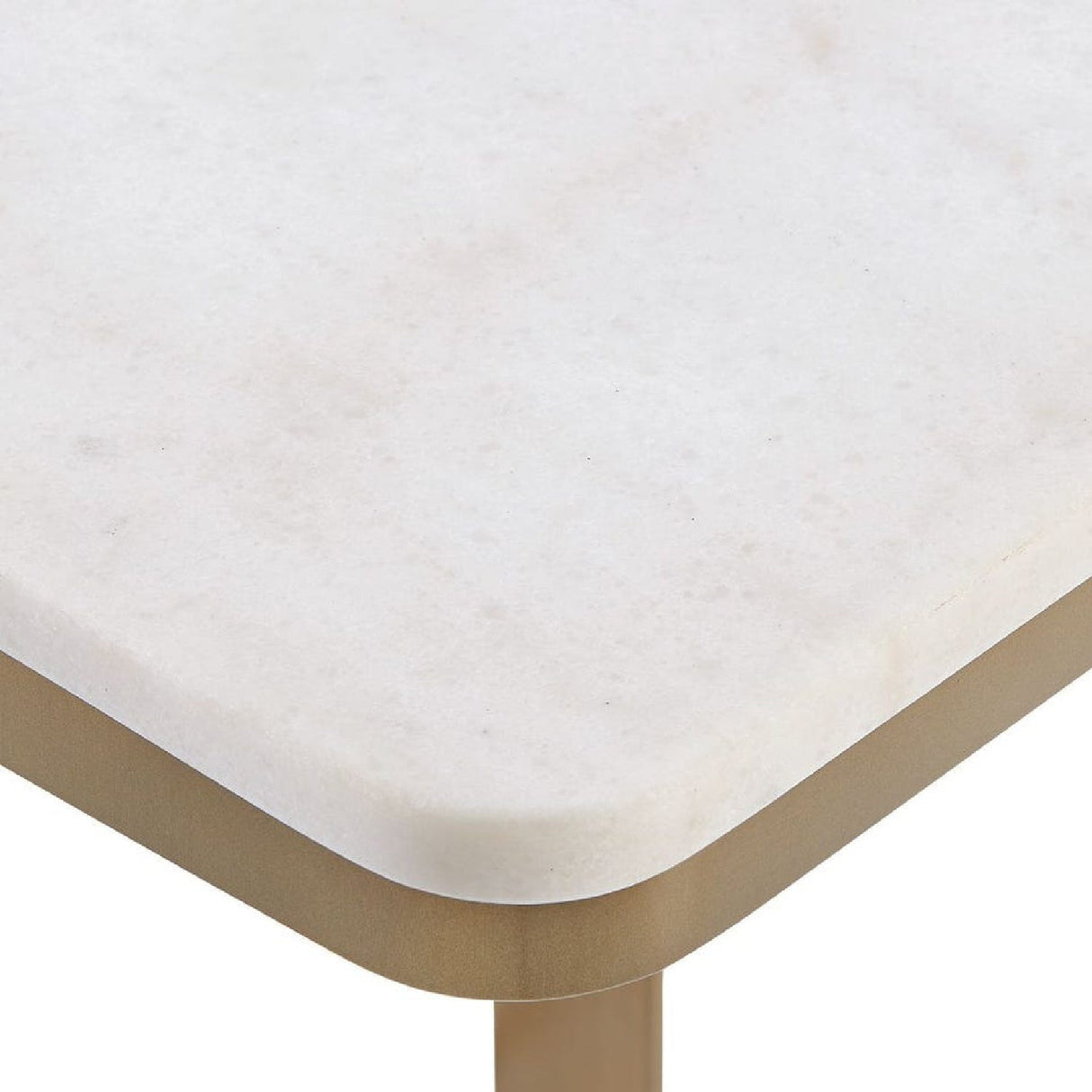 White Marble End Table by Uttermost Tylan, alternate view 6