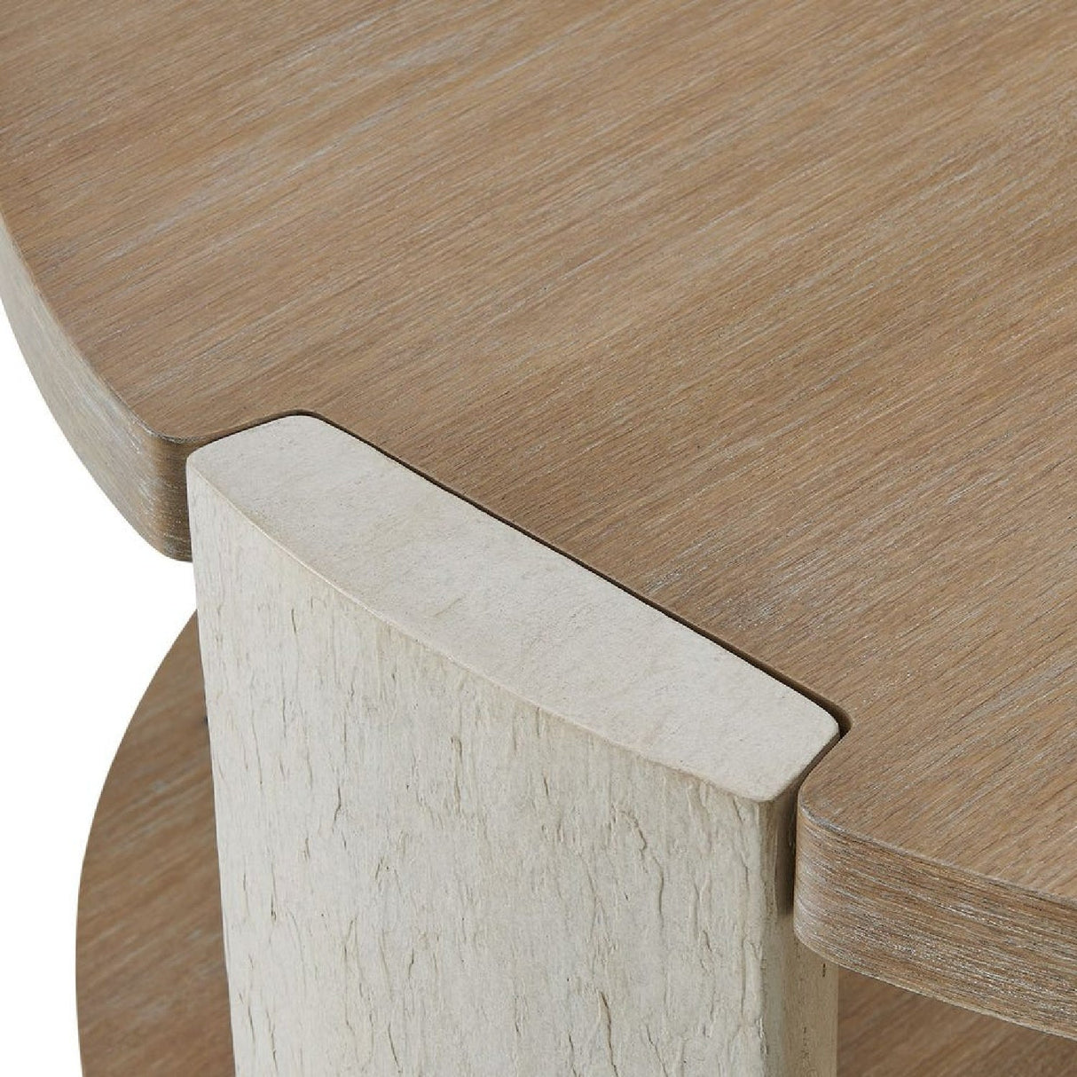 Oak Round Coffee Table by Uttermost Maulet, alternate view 4
