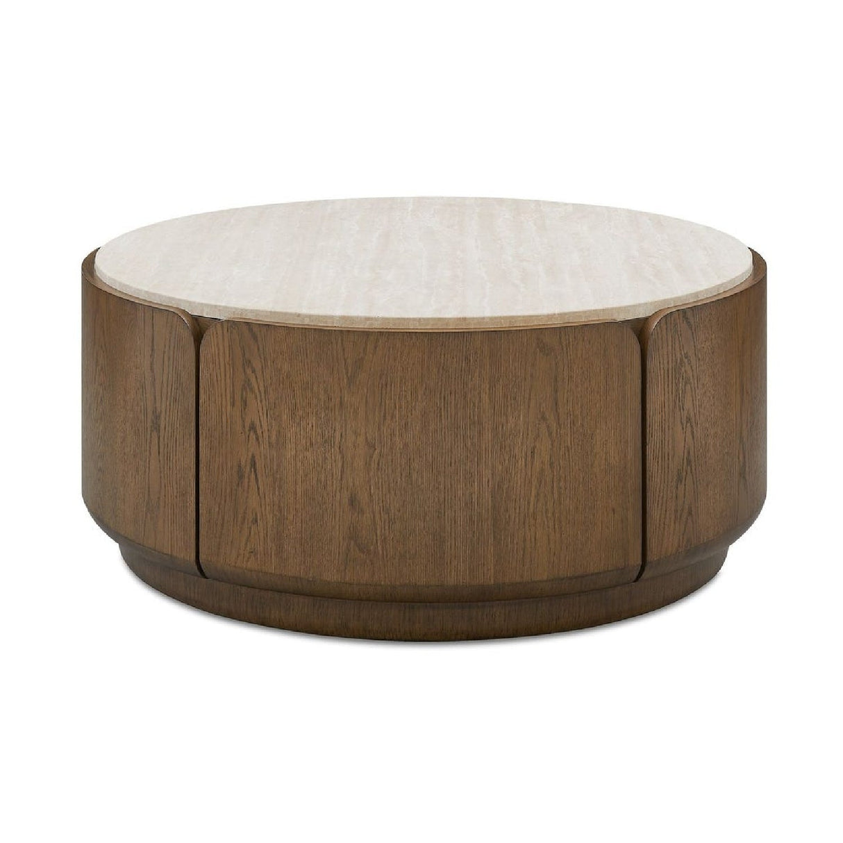 Travertine Round Coffee Table by Uttermost Tindall