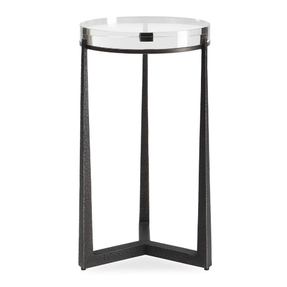 Modern European furniture - Crystal Top Accent Table - www.oroa.com