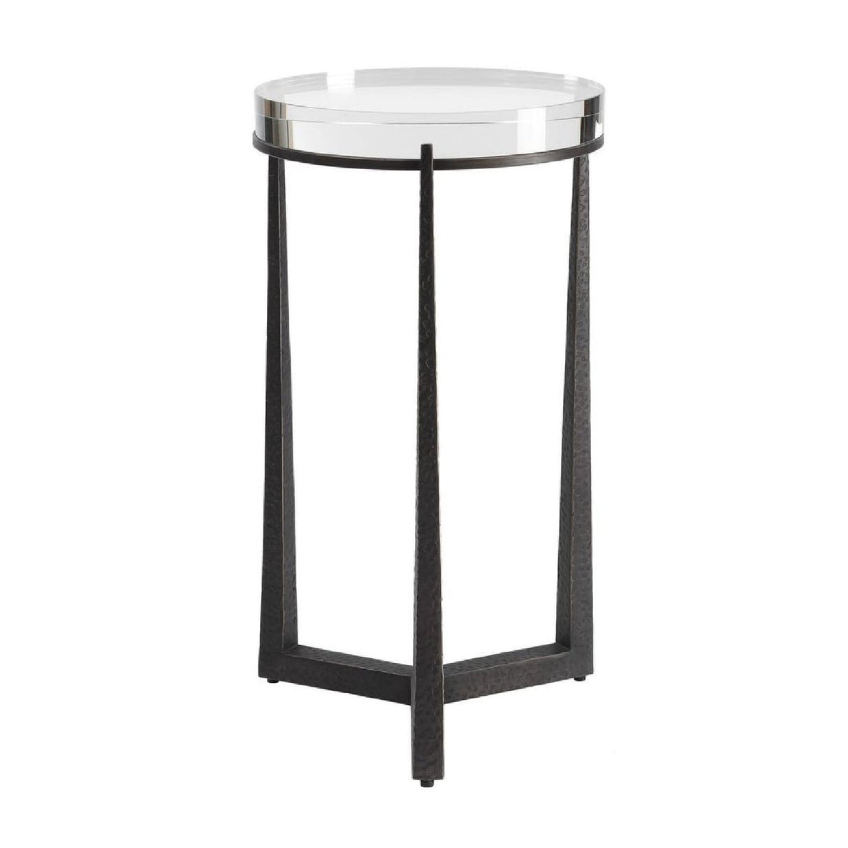 Modern European furniture - Crystal Top Accent Table - www.oroa.com