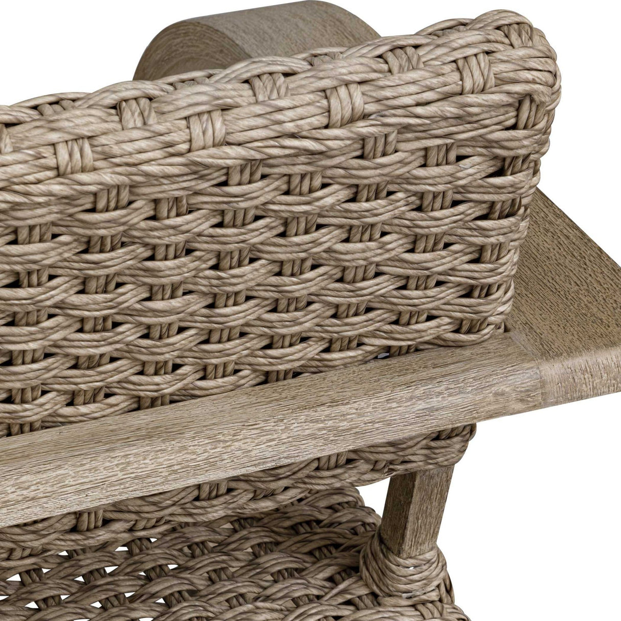 Modern European furniture - Curved Mahogany Outdoor Lounge Chair - www.oroa.com