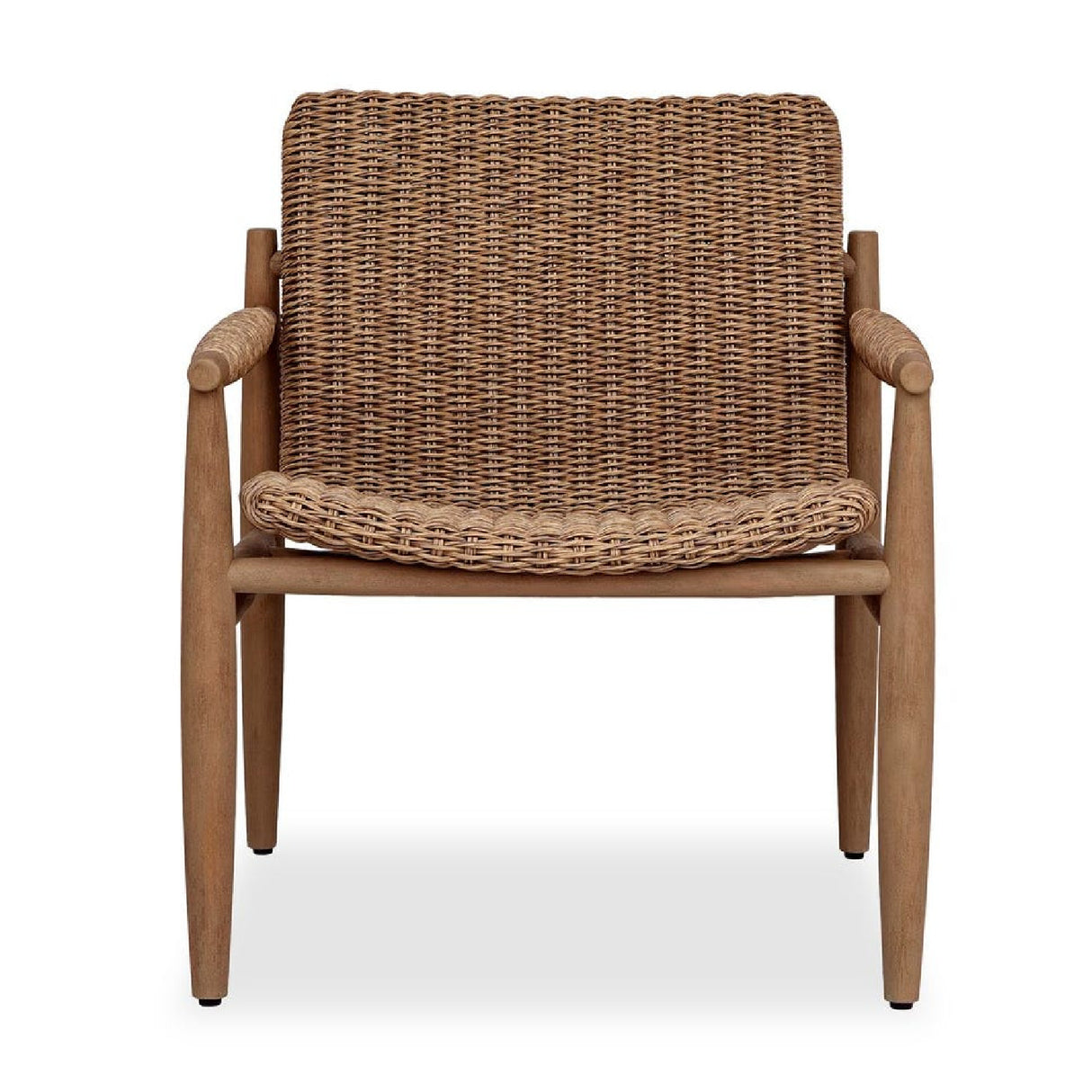 Wicker Scooped Outdoor Lounge Chair | Oroa.com