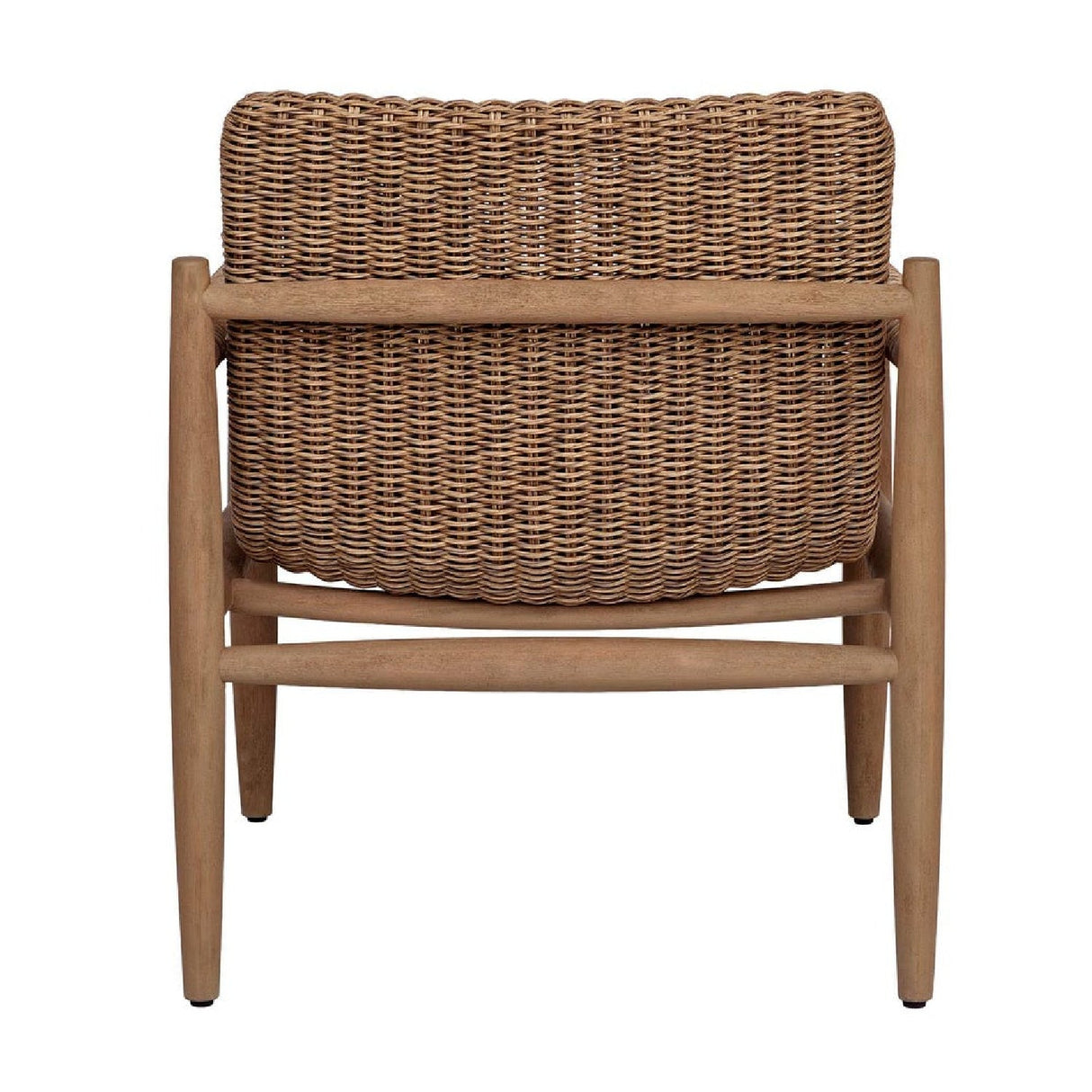 Wicker Scooped Outdoor Lounge Chair by Uttermost Sumba, alternate view 6