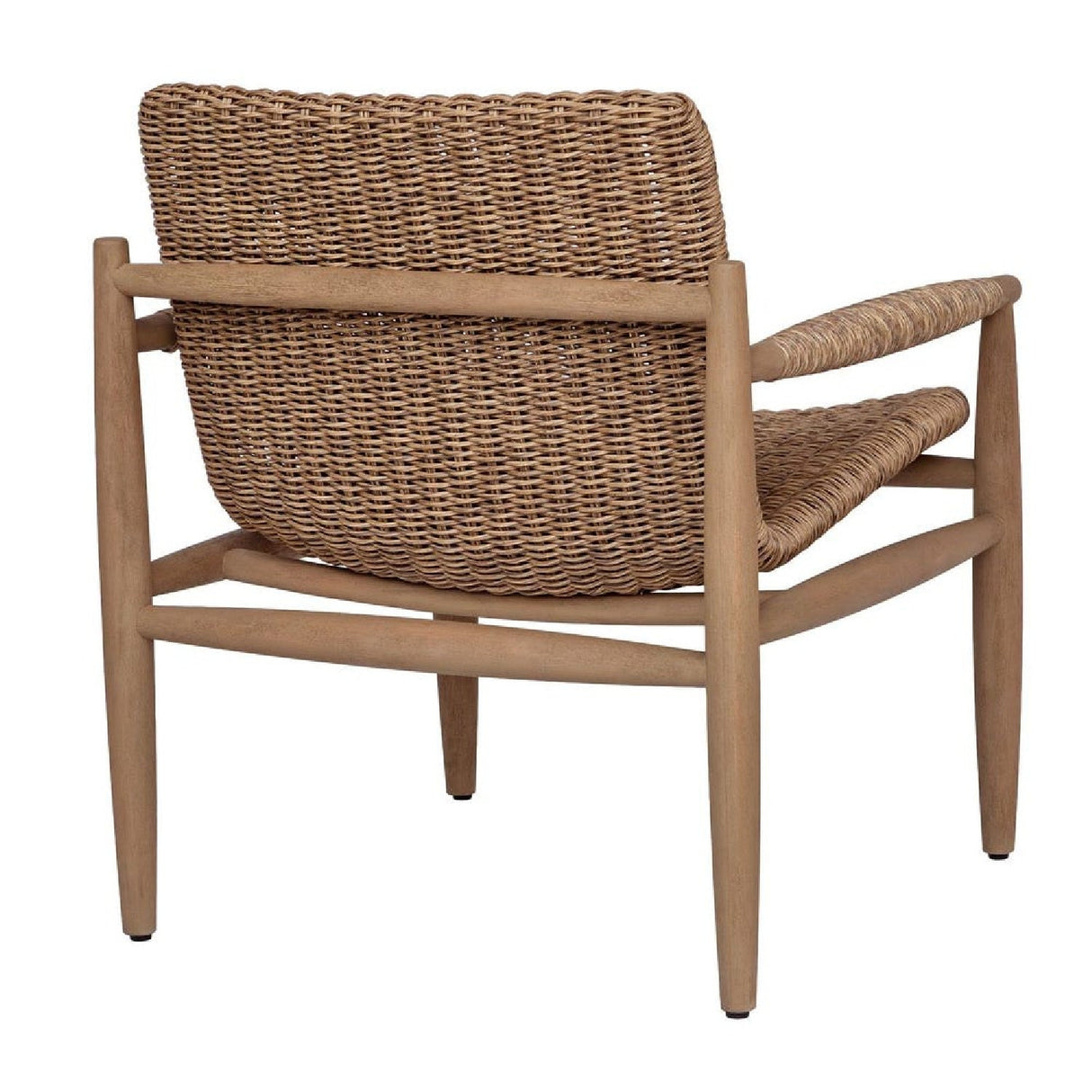 Wicker Scooped Outdoor Lounge Chair by Uttermost Sumba, alternate view 4