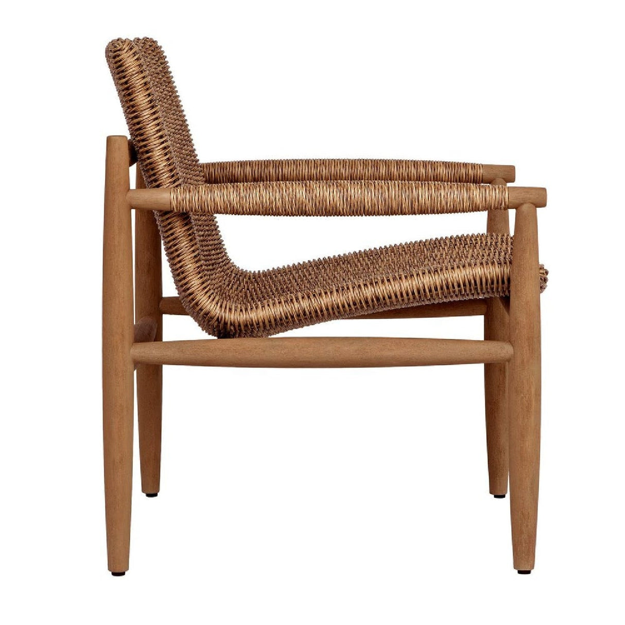 Wicker Scooped Outdoor Lounge Chair by Uttermost Sumba, alternate view 5