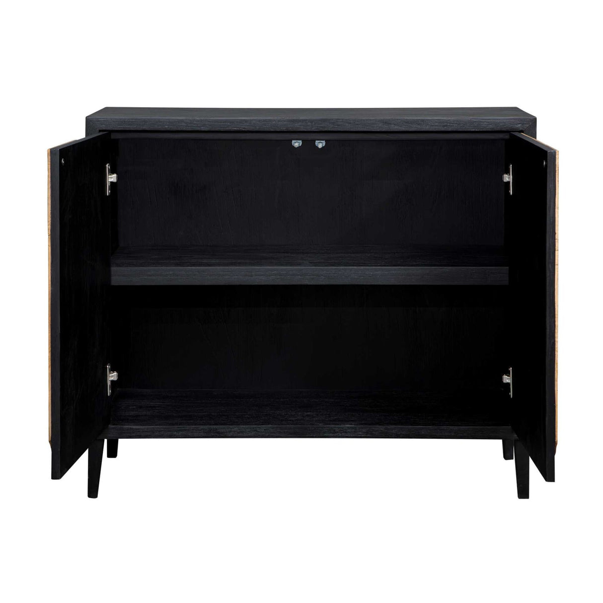 Black Wooden 2-Door Cabinet by Uttermost Andrei, alternate view 3